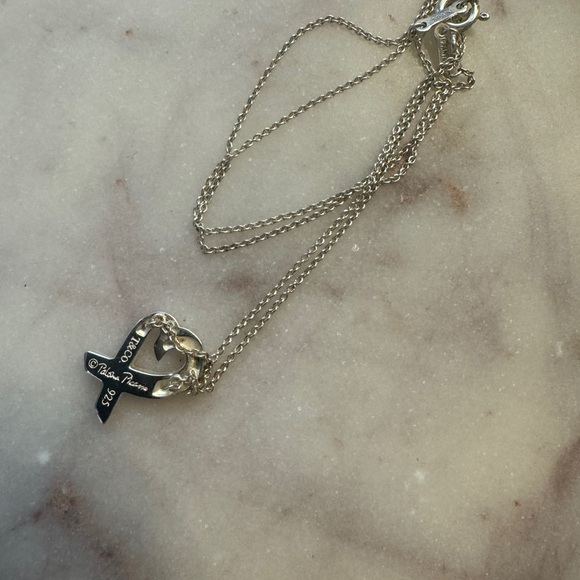 HP! ππ Tiffany & Co. Paloma Picasso Loving Heart Pendant in Sterling Silver - Picture 6 of 9